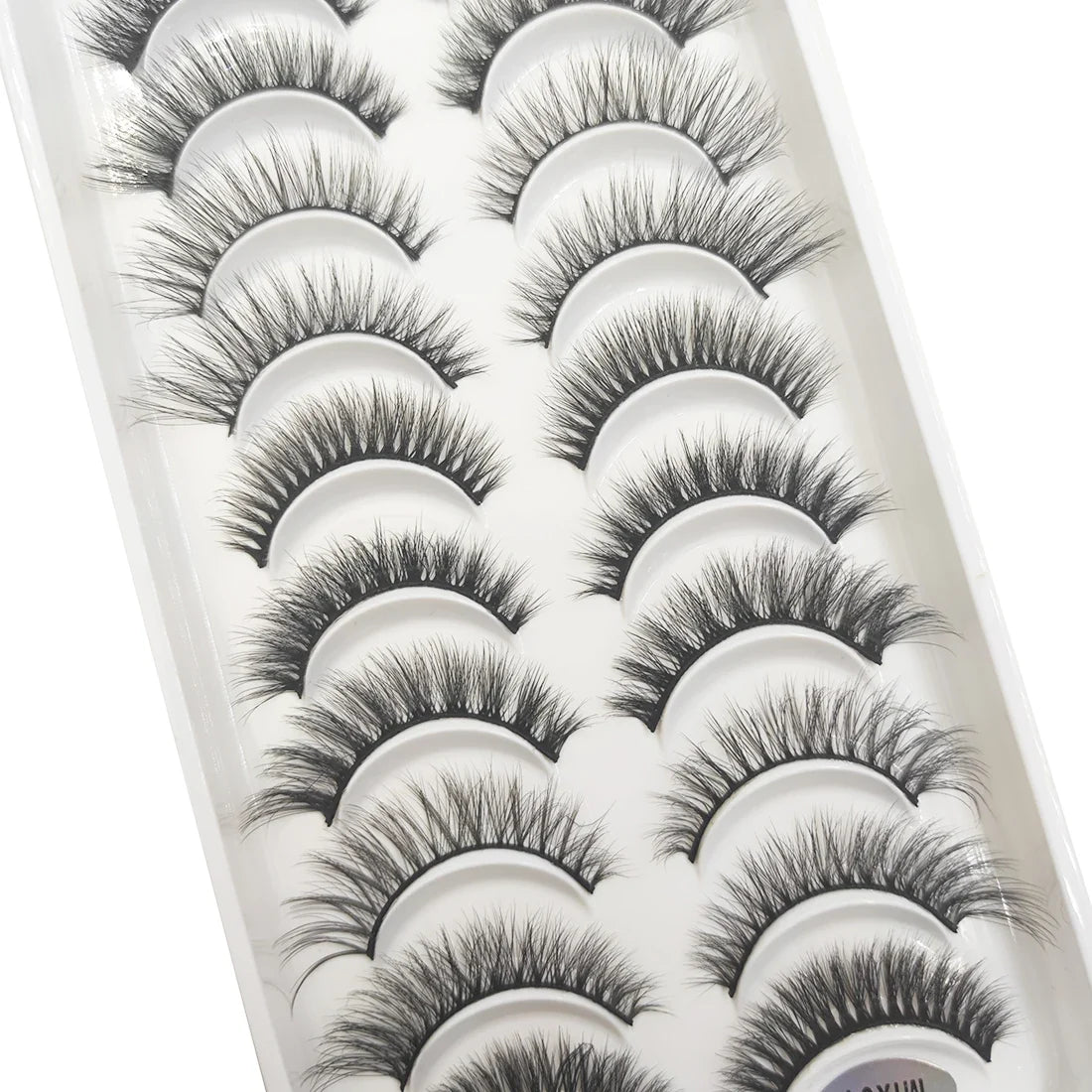 20 Style 10 Pairs Natural 3d Mink Lashes Soft False Eyelashes Cross Messy Dense Eye Lashes Extension Makeup Faux Cils Maquillaje