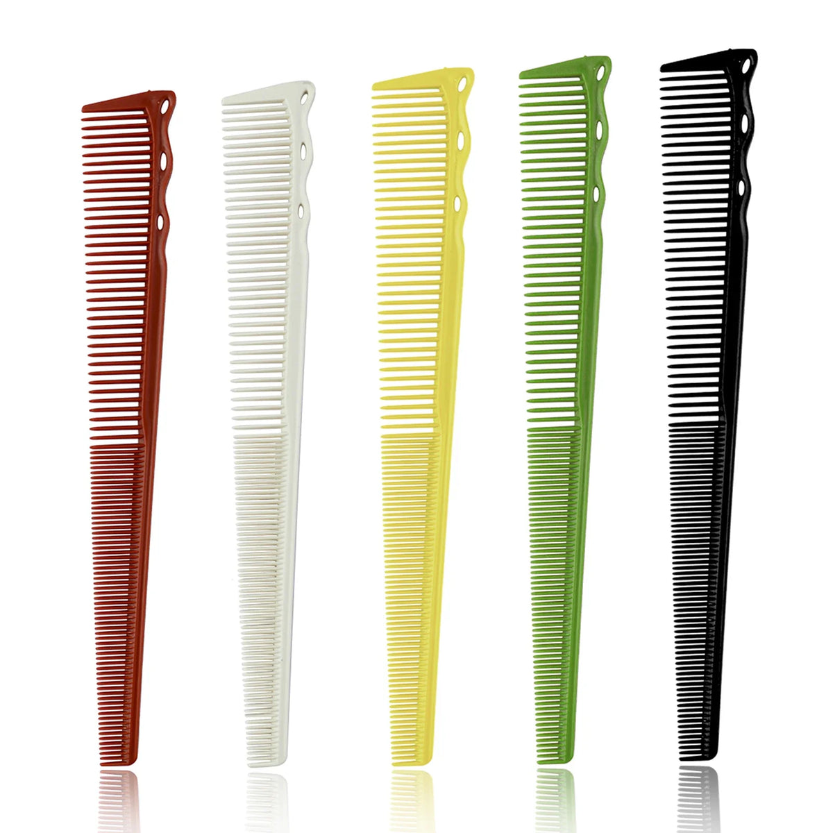 2/8PCS Pro Barber Fade Haircut Combs Anti-static Hair Clipper Combs For Men Wide Fine Tooth Taper Combs Salon Styling Tools