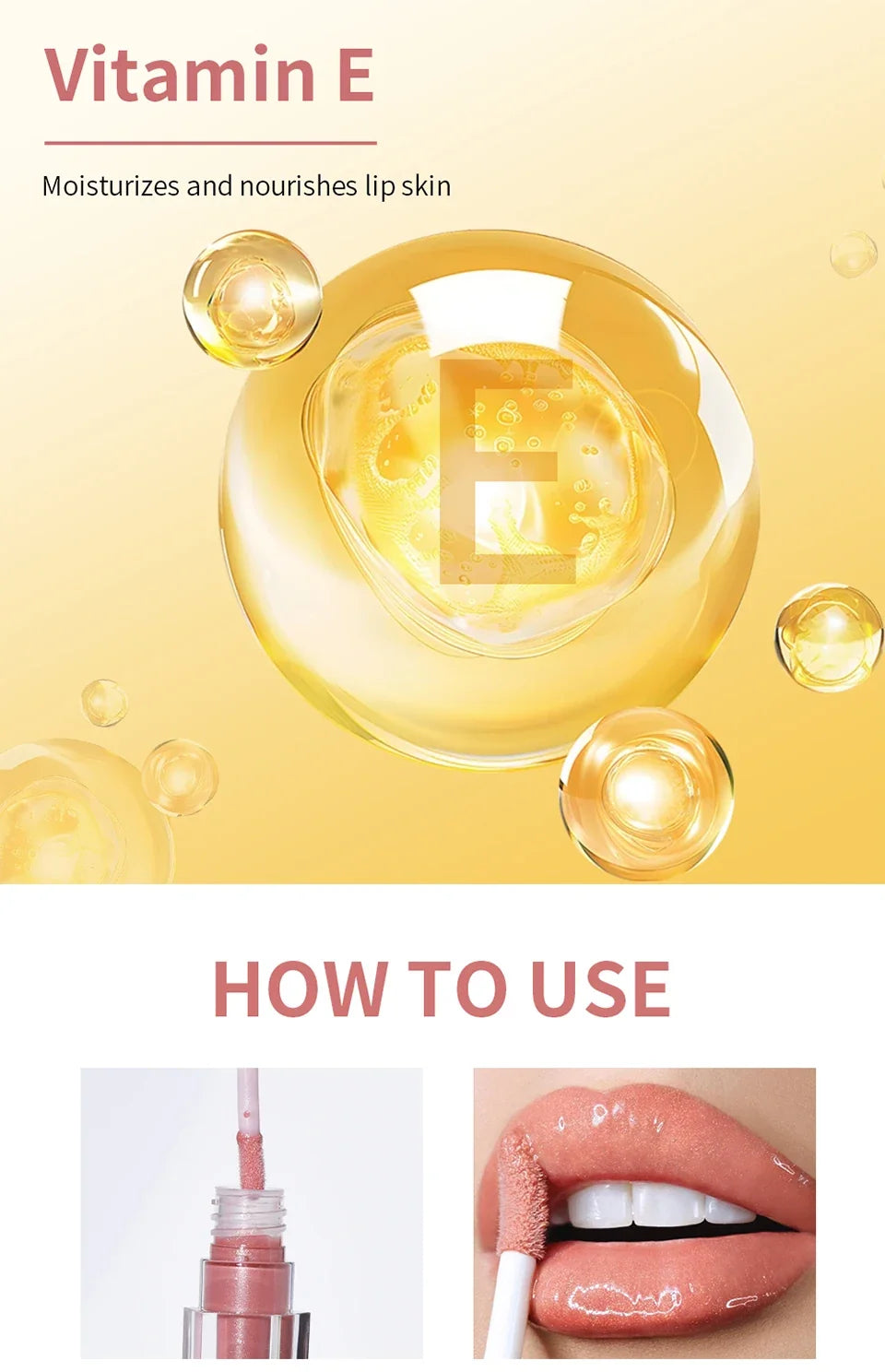 Diamonds Glitter Gloss Universal Lip Luminizer 8 Colors Lip Gloss Non-sticky Moisturizing Plumper Long Lasting Glitter Liquid