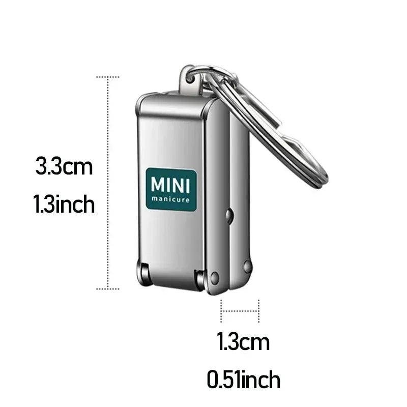 '-2026New Products，1-4pcs Nail Clippers Collapsible Portable Travel Fingernail Nail Scissors Cutter Stainless Steel ManicureTools