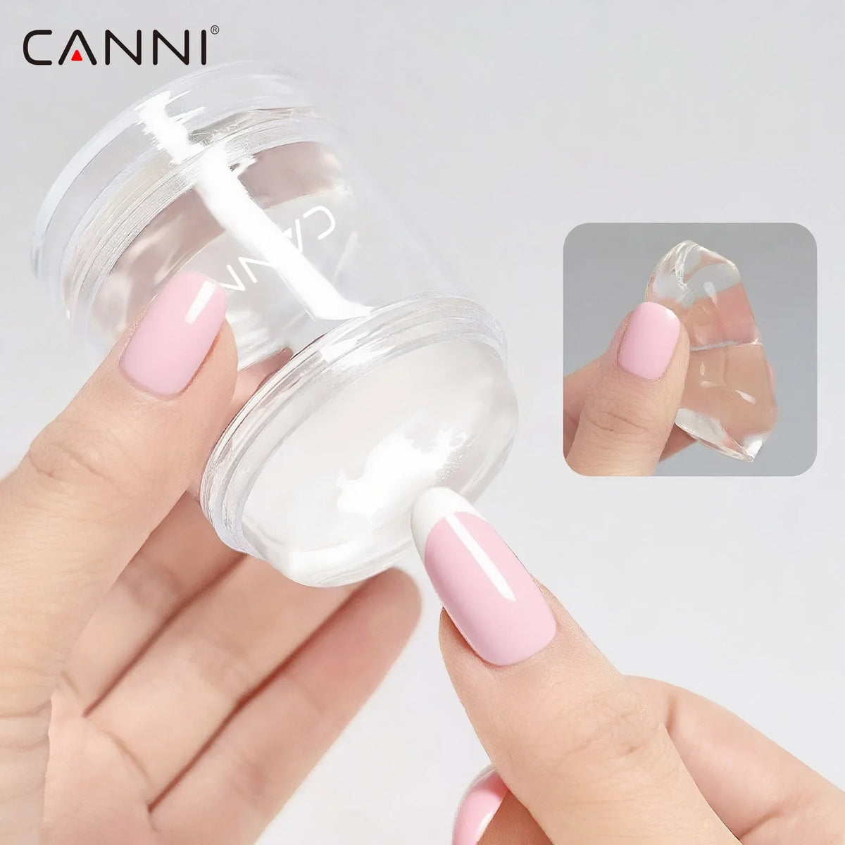 CANNI Stamping Gel Kit Gradient Nail Design Creamy Painting Gel Fast Transfer Nail Drawing Easy Used French Nail New Learner Set