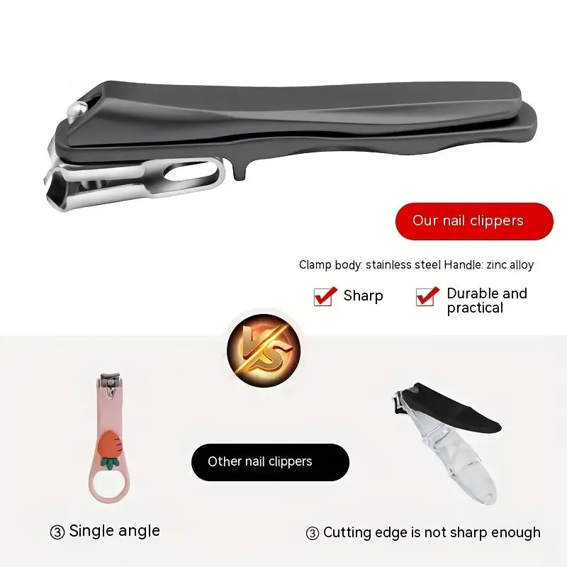360 Degree Rotary Fingernail And Toenail Clipper With Long Handle Ultra Sharp Heavy Duty Large Toe Nail Clippers For Thick Nails