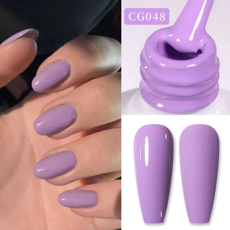 BORN PRETTY 10ml Purple Red Series Gel Nail Polish Winter Dark Purple Nail Art Varnish Semi Permanent Soak Off UV LED Gel