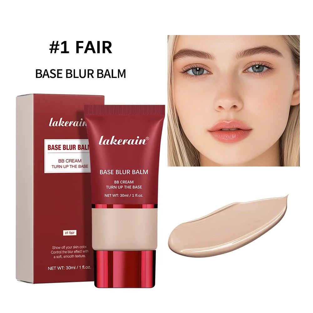5 Colors Matte Liquid Foundation Base Sweat Resistant Smooth Cover Blemish Pores Natural Matte Finish Lightweight Face Makeup Cosmetic Base