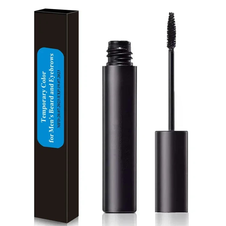 10ml Waterproof Long-Lasting Eyebrow Cream for Men with Brush Beard Color Dye Filler Bushy Eyebrows Styling Tools