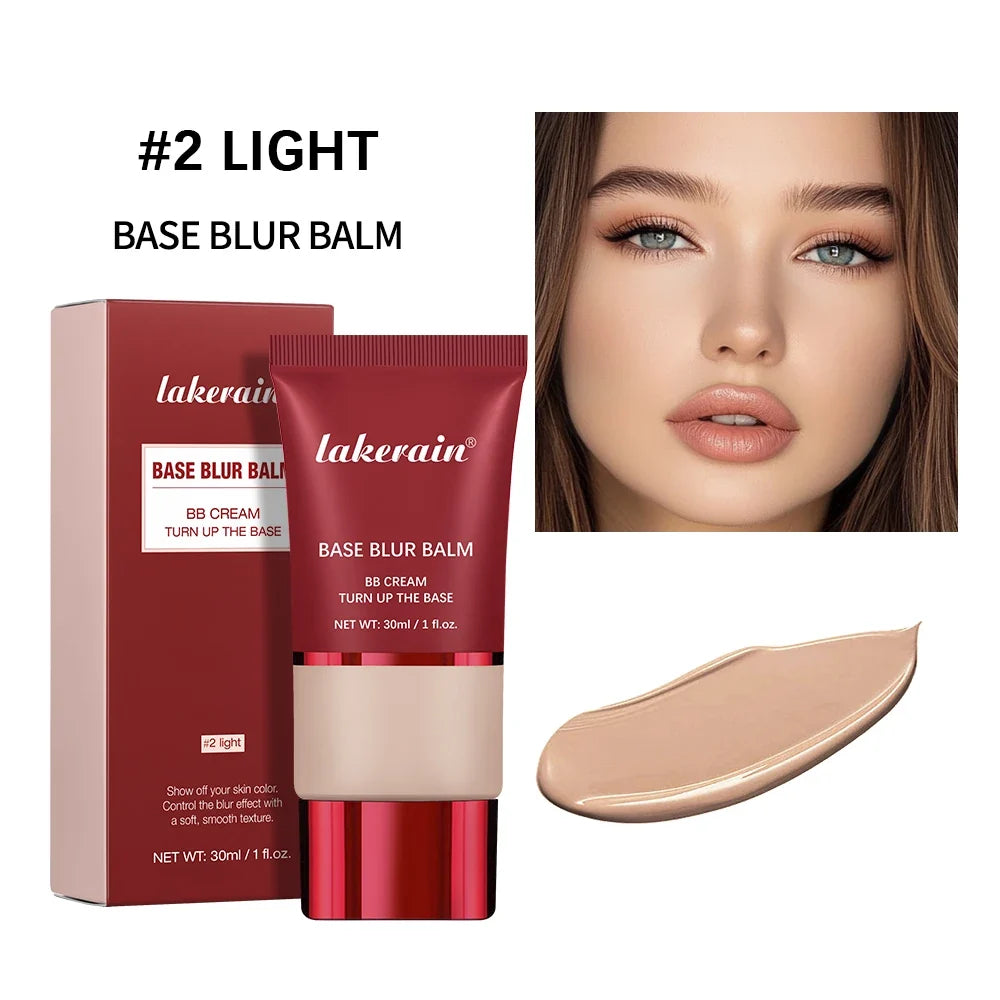 5 Colors Matte Liquid Foundation Base Sweat Resistant Smooth Cover Blemish Pores Natural Matte Finish Lightweight Face Makeup Cosmetic Base