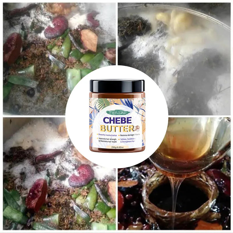 Chebe Butter 250g Afr Herbs Castor Batana Rosemary Hair Care Moisture For Curly Hair Gentle Formula Ideal Gift