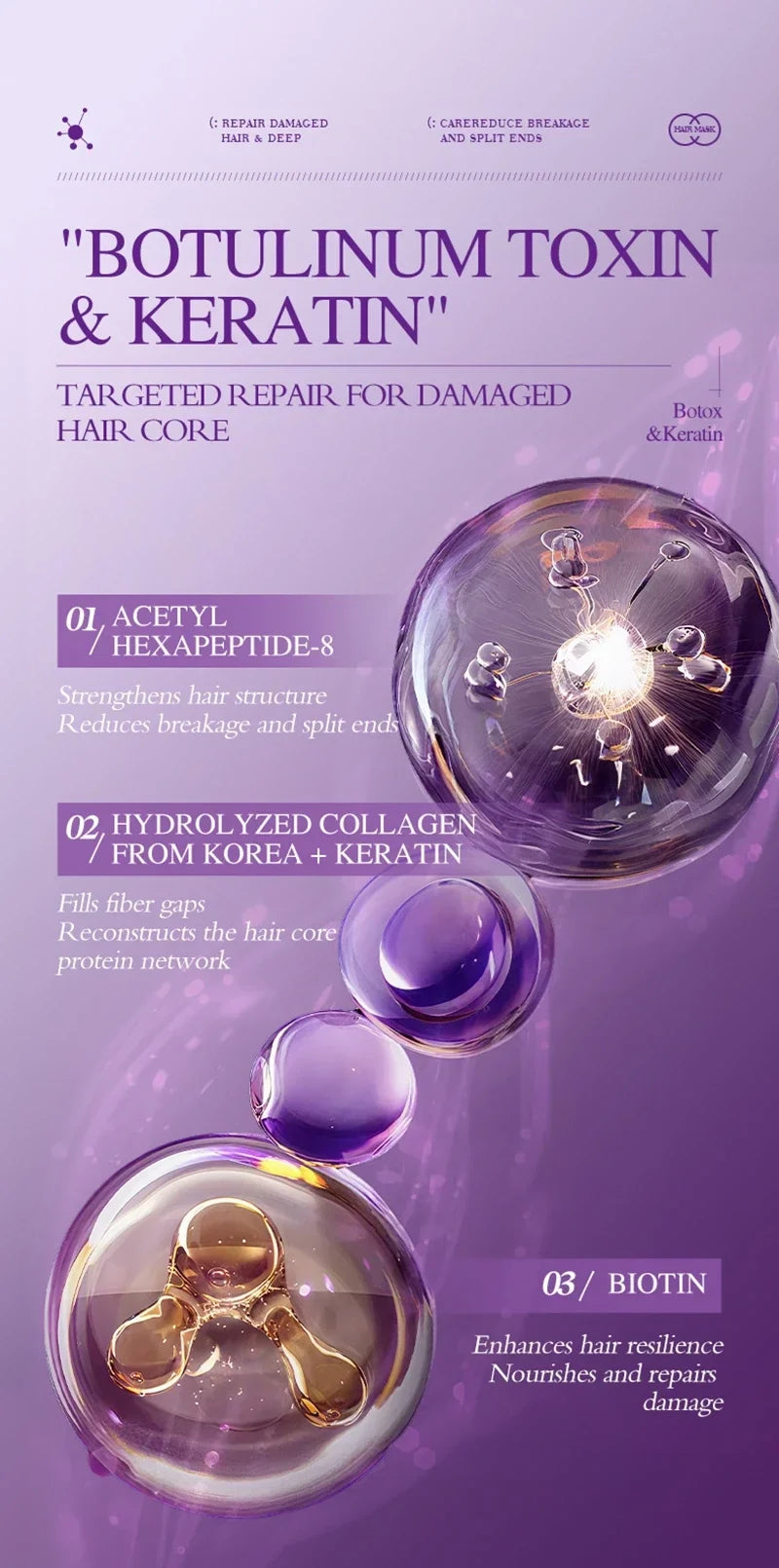5 Seconds Repair Magical Keratin Hair Mask Damaged Frizzy Hair Soft Smooth Shiny Nutrition Deep Moisturize Hair Care Mask New