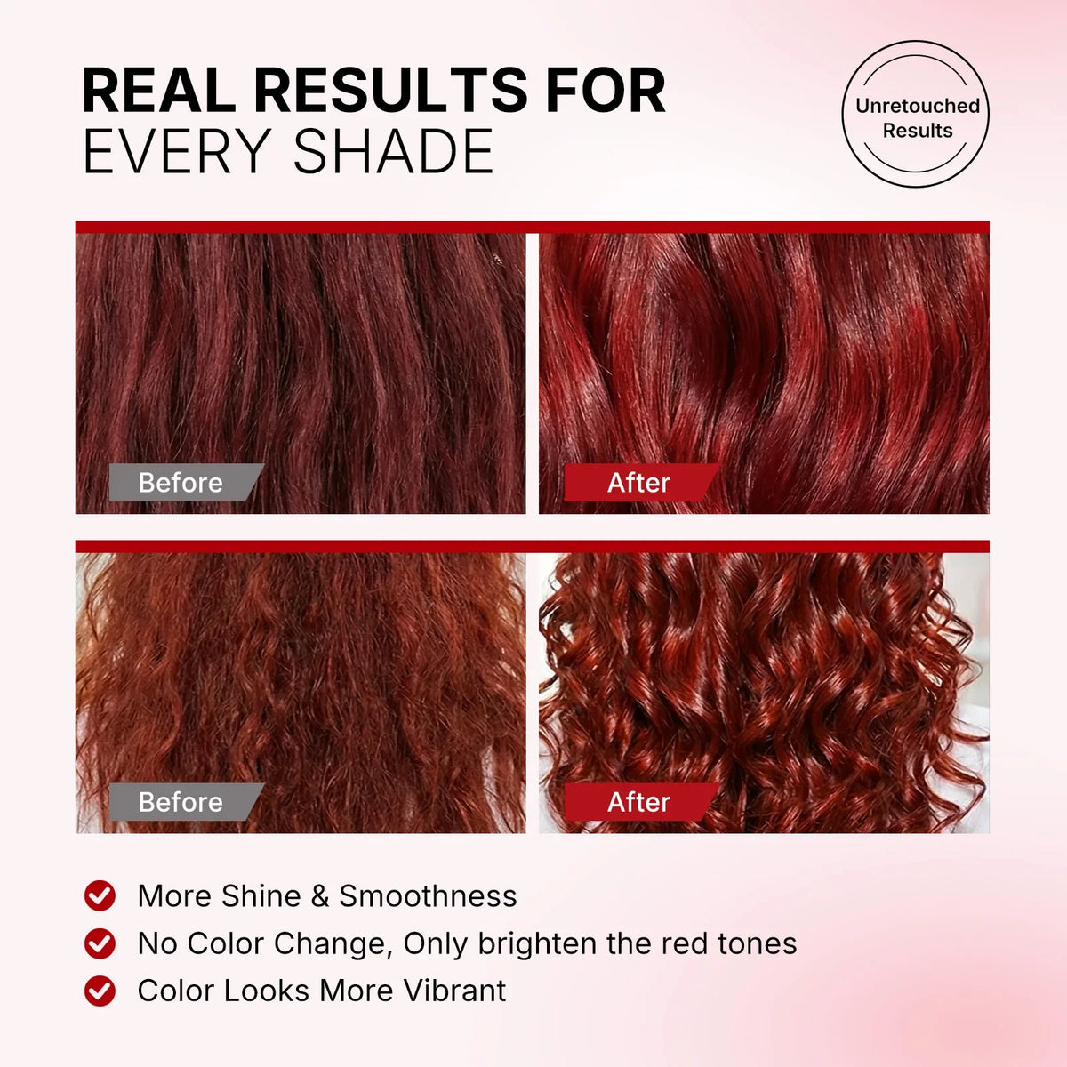 Karseell Color Depositing Red Hair Mask Color Boosting Conditioner, Hydrates and Enhances Red Tones for Color-Treated Hair 500ml