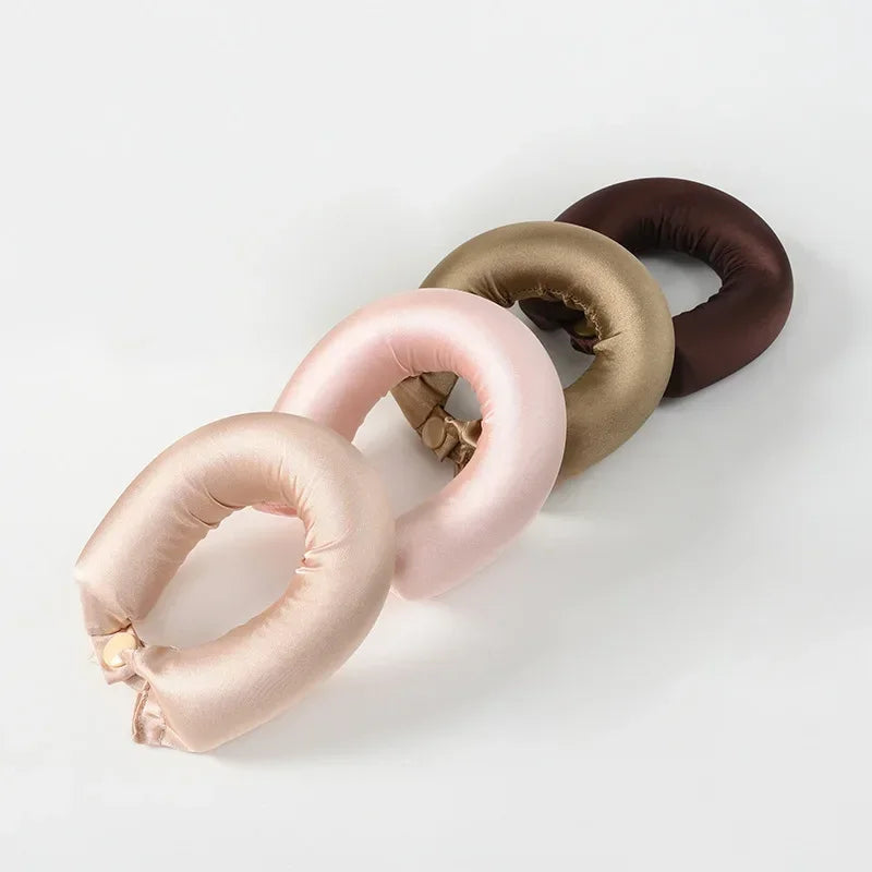 Heatless Hair Curlers Satin Curling Rod Headband No Heat Silk Curls Lazy Hair Rollers Soft Hair Curler to Sleep In Styling Tools