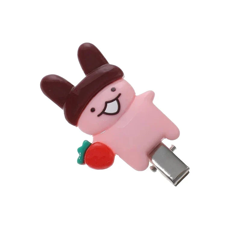 2pcs Cute Cartoon Rabbit Hair Side Clip Bunny Bangs Edge Hairpins Girls Sweet Hair Styling Tools Decoration Tools Gifts