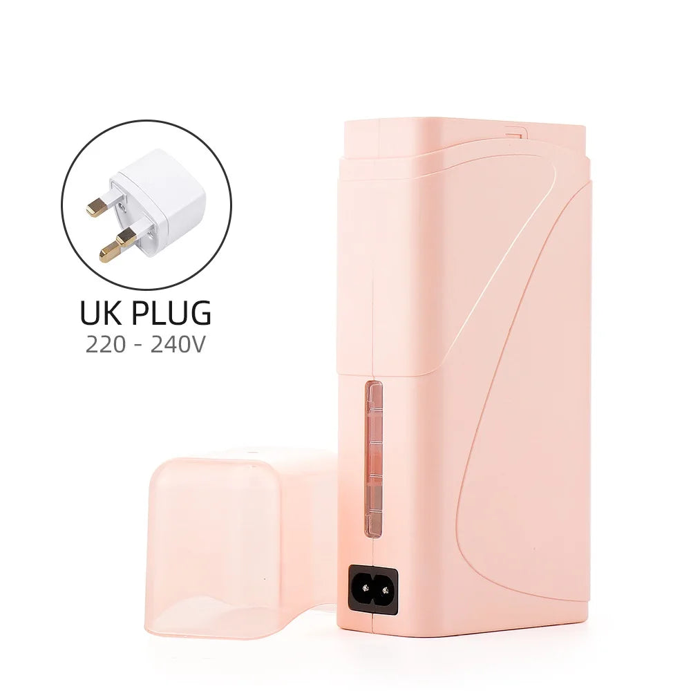 Foreverlily Portable Wax Roller Machine Electric Wax Warmer Depilatory Wax Heater Waxing Leg Warmer Hair Removal Roll On Wax