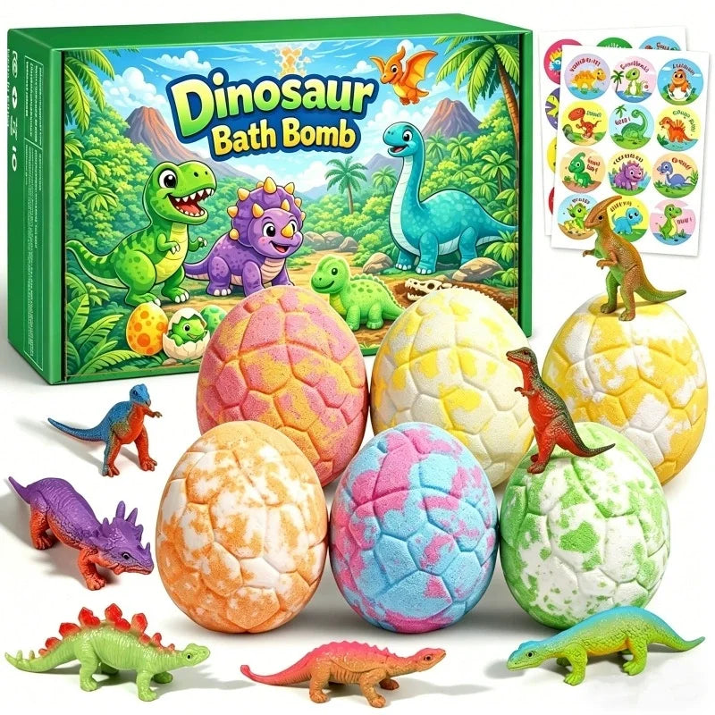 12pcs 80g Skin Friendly Bathing Kit Kids Bath Bombs Natural Mega Bubbles Surprise Ocean Toys Gift Set For Boys And Girls
