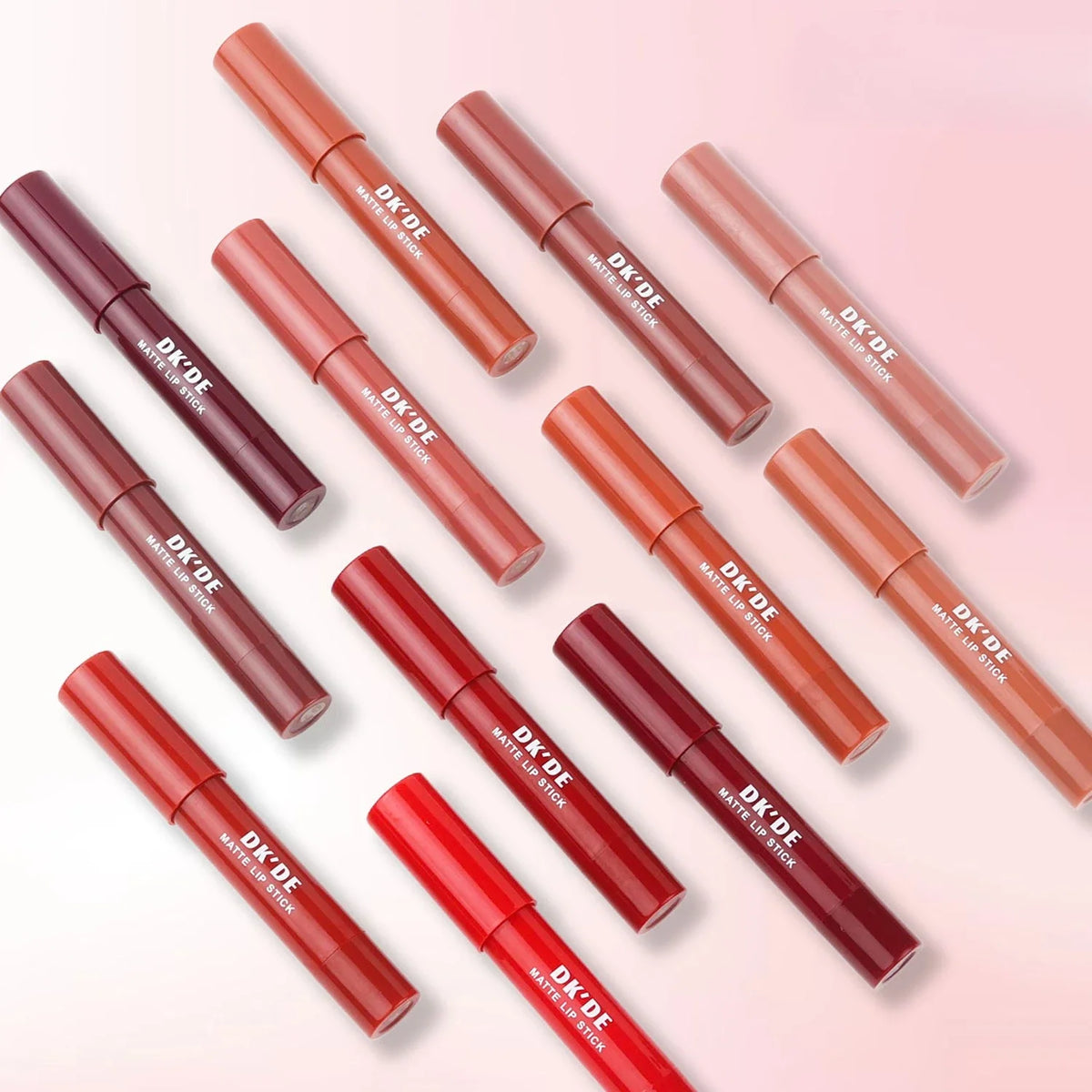 3-Color Lipstick Stick Set,Long-Lasting Color Payoff,Transfer-Proof,Suitable for All Makeup Styles