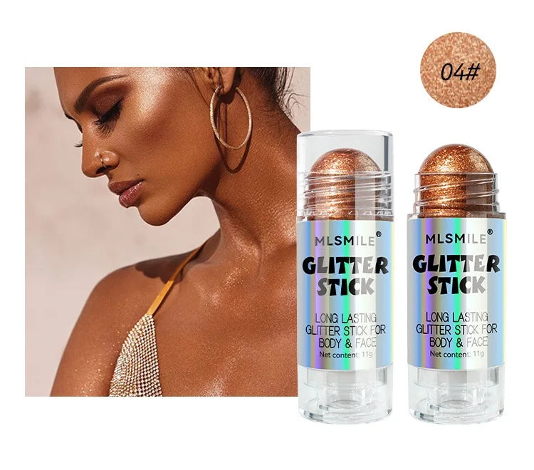 4 Colors Brighten Highlighter Bar Cosmetics Face Contour Bronzer Shimmer Highlighter Stick Body Highlighter Beauty Makeup