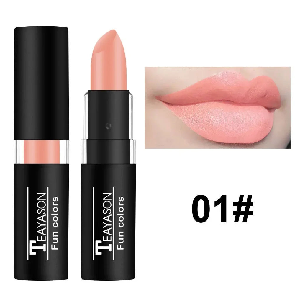 Green Purple Lipstick Christmas Halloween Party Lip Makeup Hot Sale Waterproof Velvet Matte Black White Lipstick Lasting Pigment