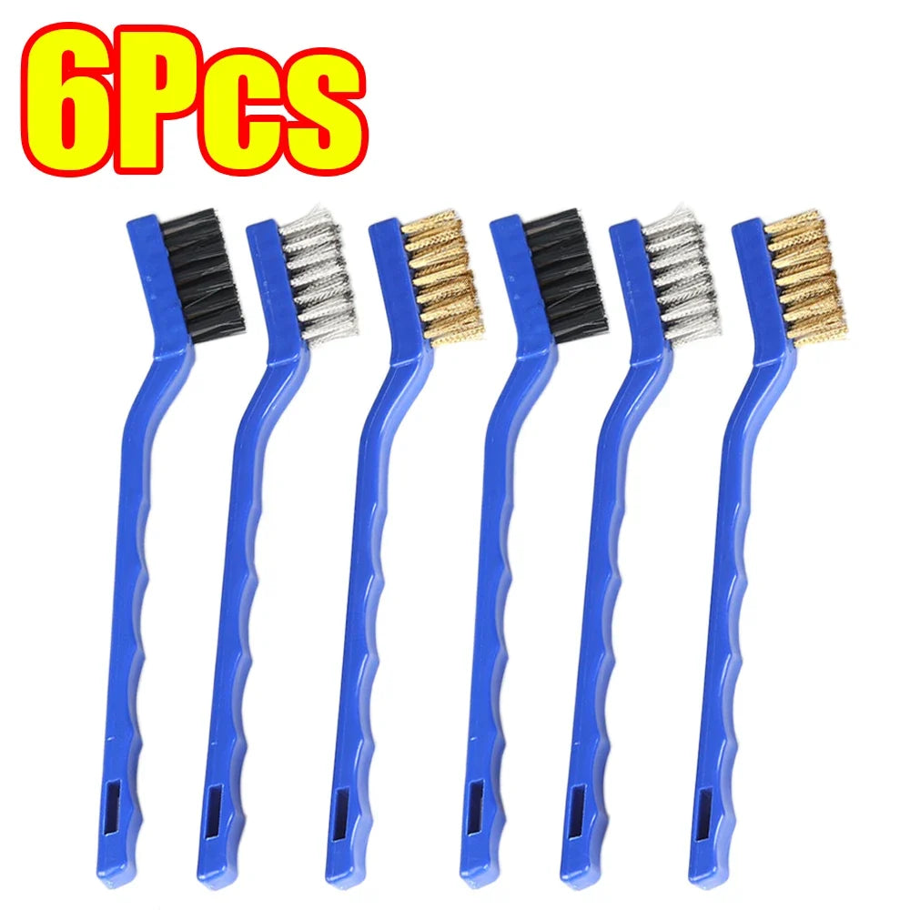 3-45Pcs Brass Cleaning Brush Metal Brass/Stainless Steel/Nylon for Gas Hoods Grease and Stain Removal Cooktop Cleaning Tool