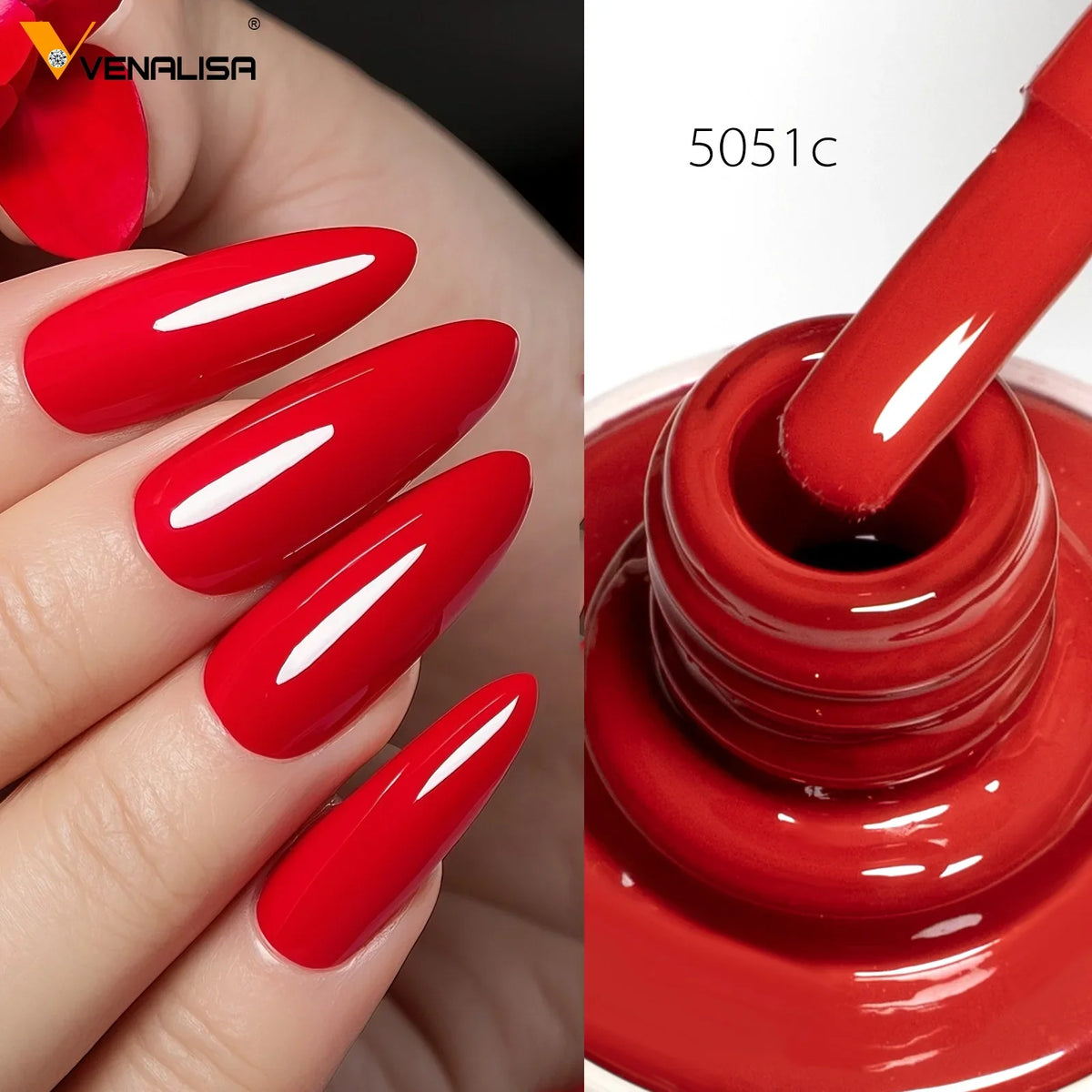 1/2/5pc 10ml VENALISA Nail Gel Polish High Quality Round Brush Soft Consistency Selfleveling  Gorgeous Color Collection Varnish