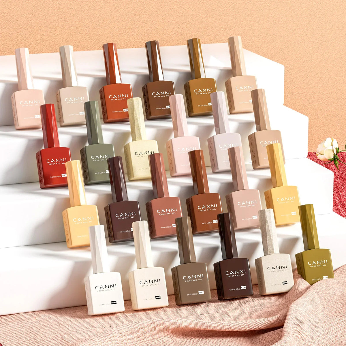 CC8 New Kit CANNI 9ML Nail Gel Polish HEMA/TPO FREE 30pcs Color Gel Pigment Professional Long Wear Top Coat Gel Varnish Set