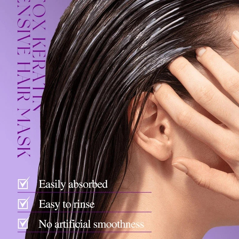 5 Seconds Repair Magical Keratin Hair Mask Damaged Frizzy Hair Soft Smooth Shiny Nutrition Deep Moisturize Hair Care Mask New