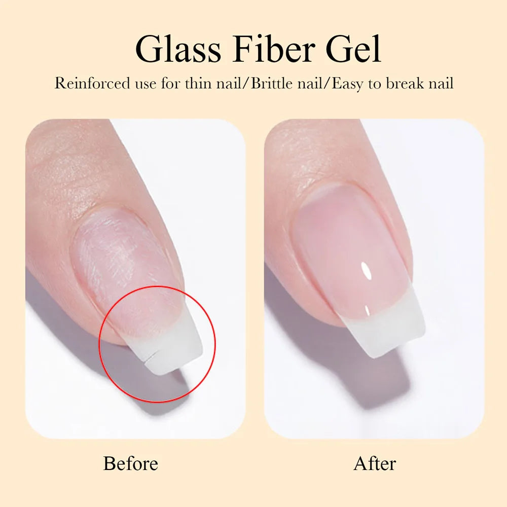 Canni Hard Top Diamond Top Coat 3 in 1 Base Nail C Arc UV Construction Gel Fiber Builder Nail Gel PVC Modelling Gel Nail Glue