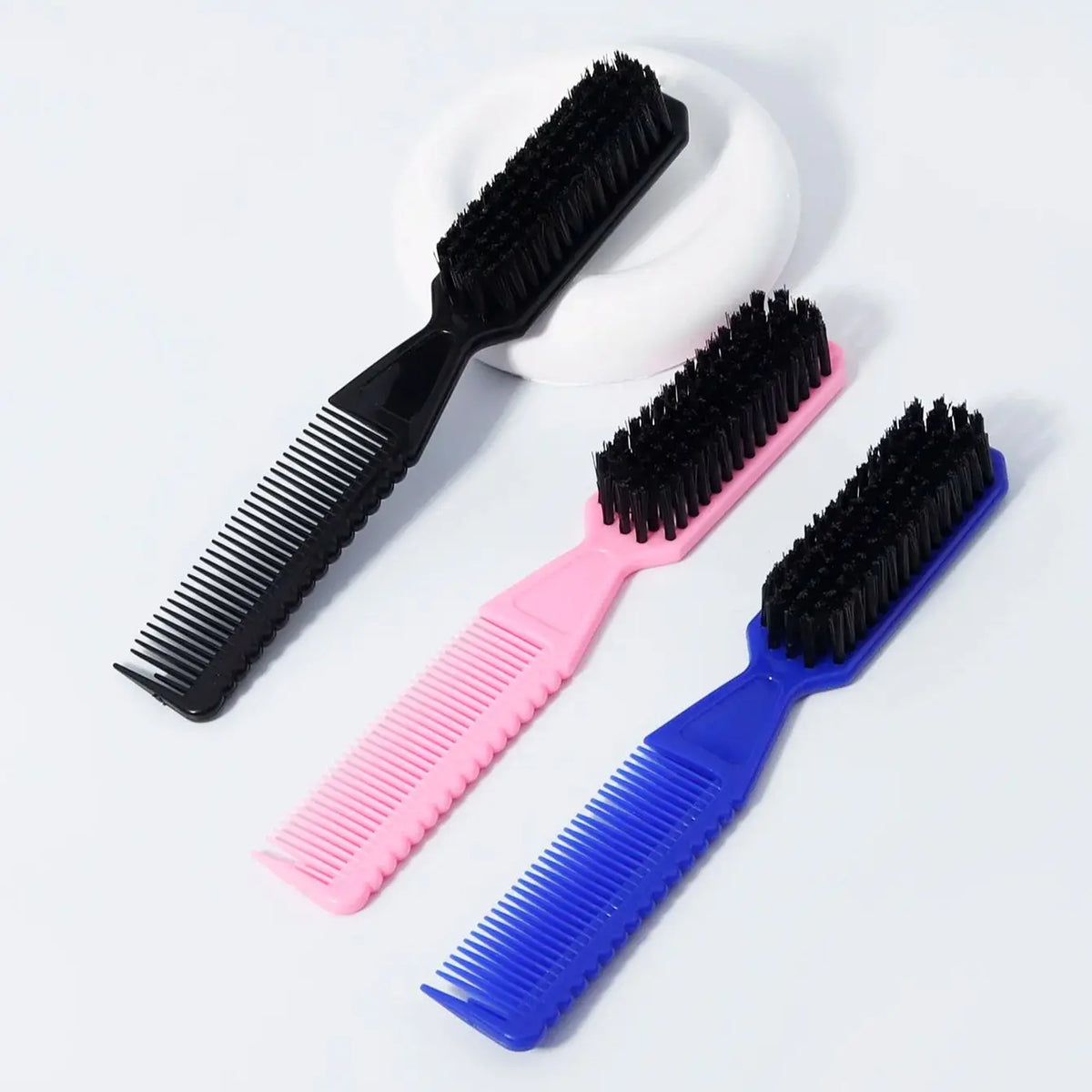 Barber Cleaning Brush, Hair Clipper Nylon Brush, Fades Barber Brush, Hair Styling Brush , Special for real hair wigs