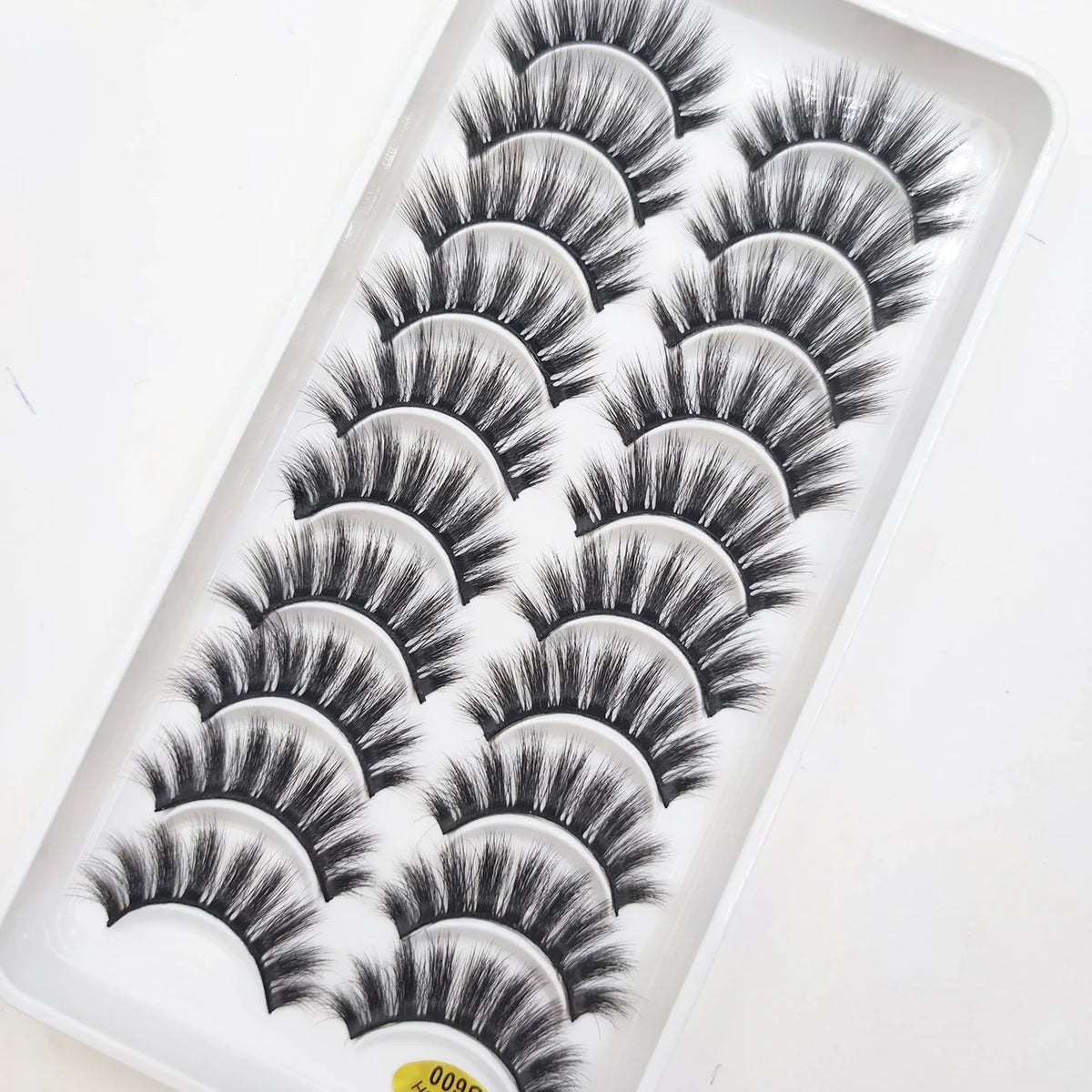 20 Style 10 Pairs Natural 3d Mink Lashes Soft False Eyelashes Cross Messy Dense Eye Lashes Extension Makeup Faux Cils Maquillaje