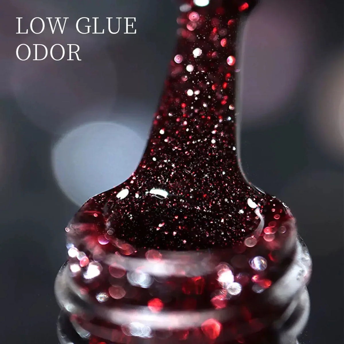1-12pcs Wine Red Flash Crushed Strobe High Density Diamond Glitter Gel Nail Polish Black Nails Red Nails White Nails
