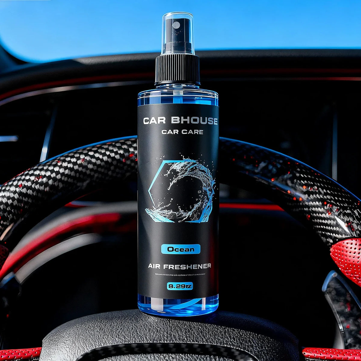 Car Air Freshener Spray Car Fragrance Flower Fruit Scent Fresh Perfume 8.29oz/245ml Large Capacity Car Interior Deodorant Spray