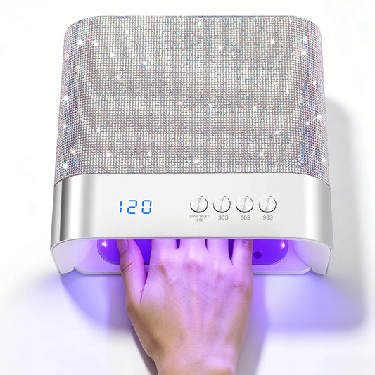 DianaBeauty UV Nail Lamp Portable Nail Dryer with 4 Timer Settings Professional Manicure Lamp with Smart Sensor UV Light Dryer