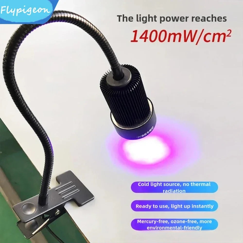 600W 395nm 405nm Ultra High Intensity UV Curing Lamp Shadowless Glue Drying UV Light  Glue Resin Ink Paint LCD Screen Curing