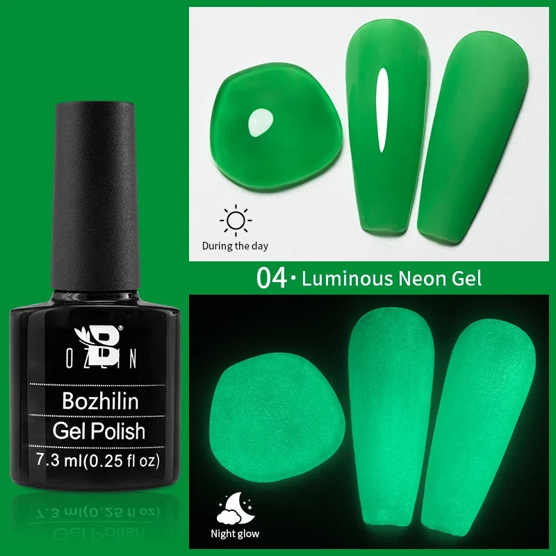 AWStorG 5ML Super Silver Metallic Gel Nail Polish Metal Effect Painting Gel Chromes Varnis Semi Permanent for Nail DIY