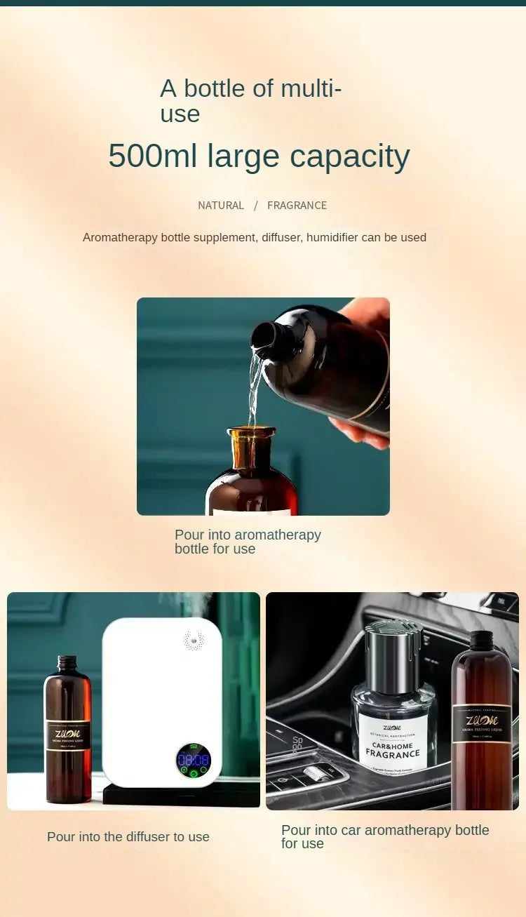 DIY House Fragrance Essential Oil 500ml Hilton Hotel Long-lasting Aromatherapy Deodorant For Living Room Bedroom Hotel Toilet
