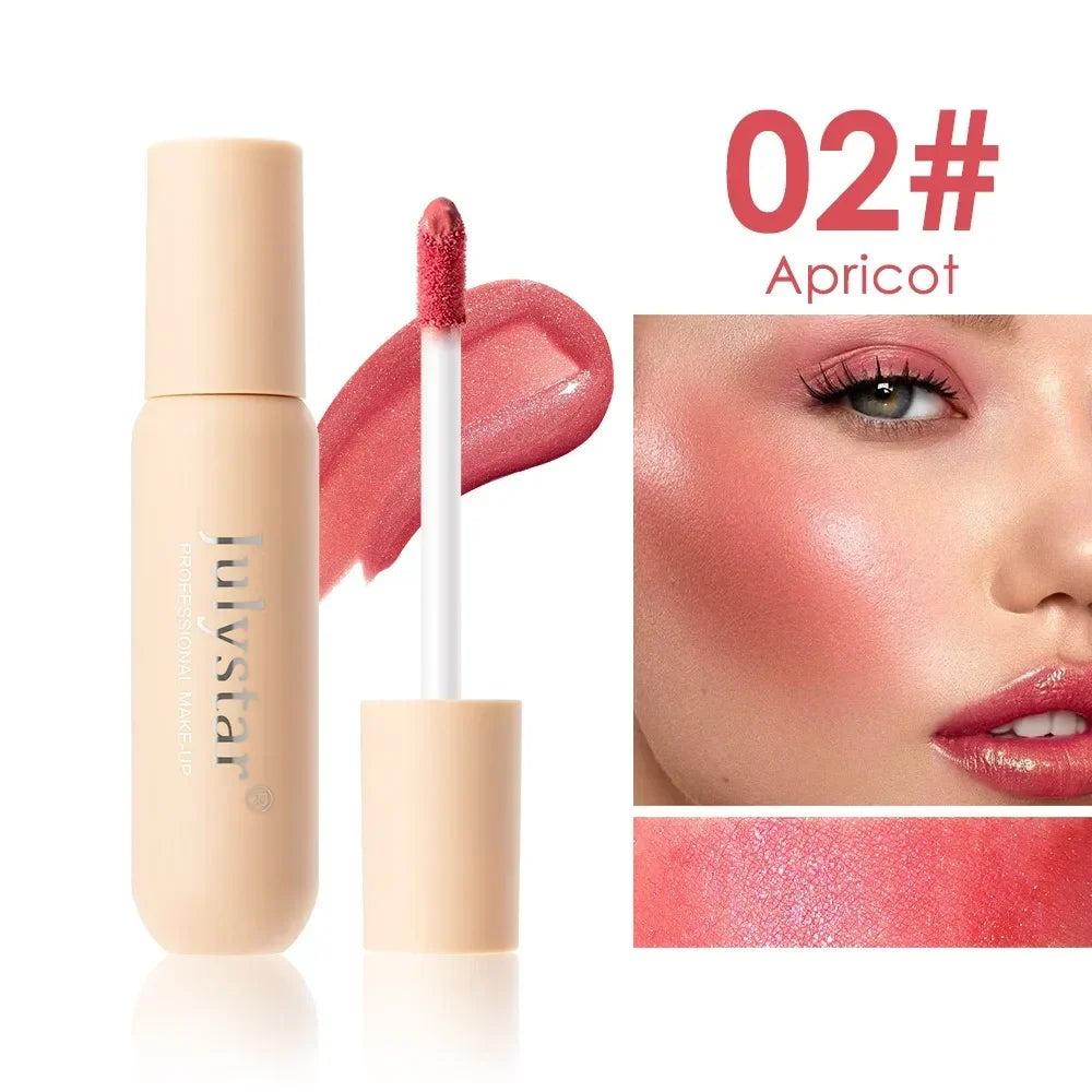 Blush Highlighter Stick Face Liquid Blusher Natural Cream Cheek Eye Tint Peach Blush Contour Brighten Cheek Rouge Cosmetics
