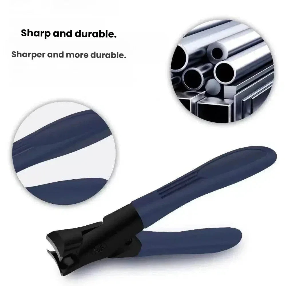 Durable Large-Opening Nail Clippers, Gray Nail Trimmer, Thick Type Nail Care, Suitable for the Elderly, Household Nail Clippers