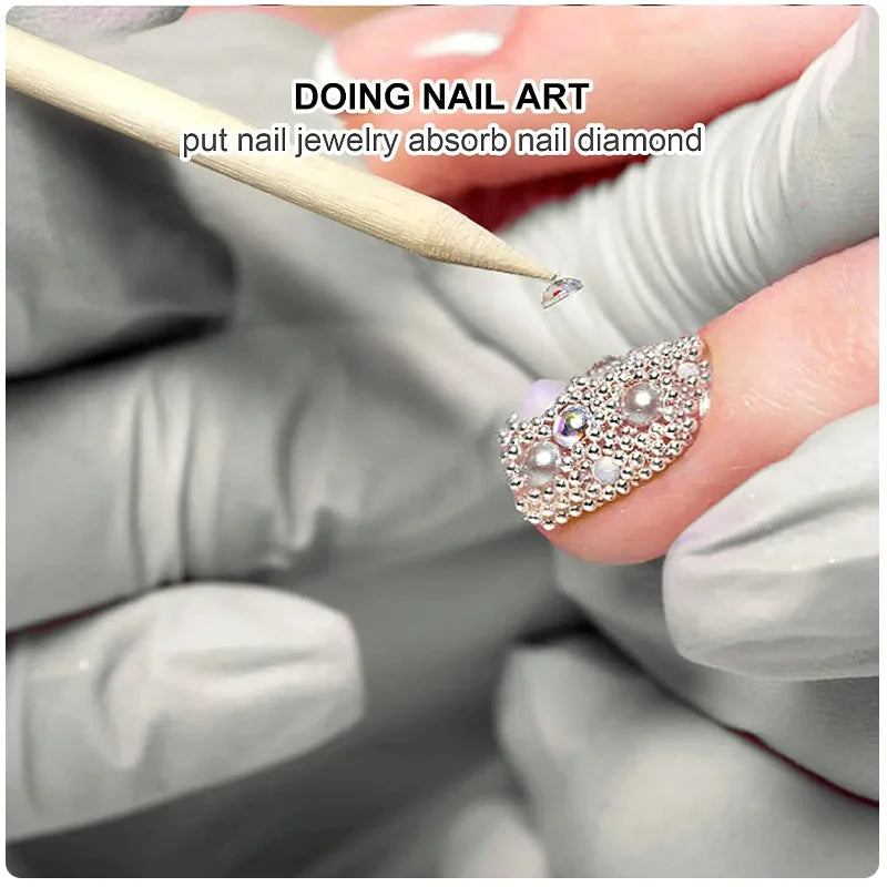 50/100/200/300pc/Set for Nail Different Sizes Orange Wood Sticks Cuticle Pusher Cuticle Remove Tool Manicure Pedicure Care Nails