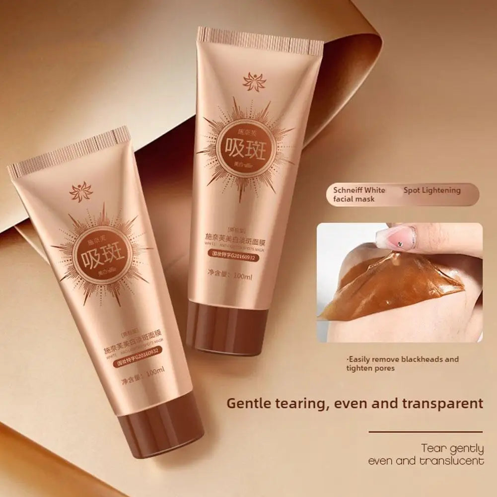 2/3PCS Spots Peel-Off Facial Mask Anti-Blemish Freckle Brightening Off Mask Deeply Clean Pore Tightening Moisturize Glowing Skin
