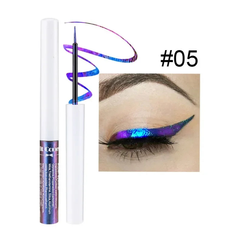 Chameleon Liquid Eyeshadow Metal Chameleon Makeup Lipgloss Shimmer Pigment Glitter Eye Shadow Lipstick Shine Diamond Eyeshadow
