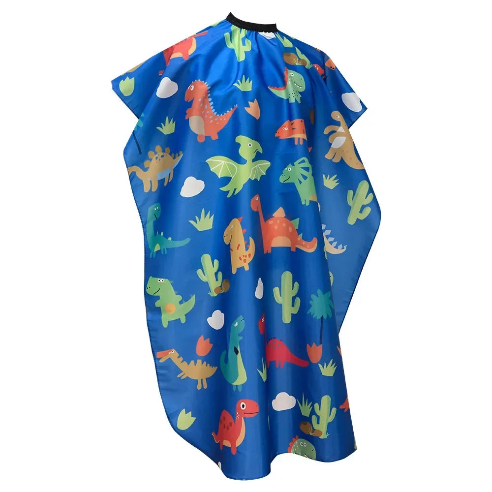 Cartoon Pattern Haircut Styling Gown Salon Kids Hairdressing Cape Barber Shop Household Child Hair Cut Cape Hairdresser Apron