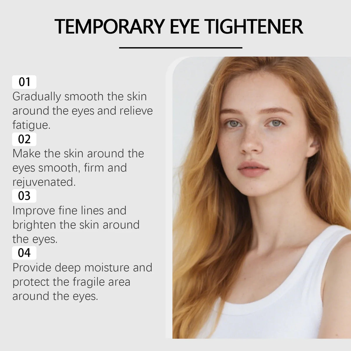 Eye Cream With Hyaluronic Acid Firming Serum Fine Lines and Crows Target Dark Circles Feet Nourishing Eye Moisturizer For Tired