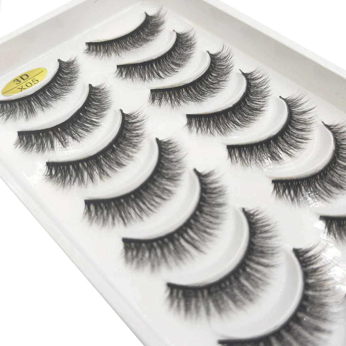 20 Style 10 Pairs Natural 3d Mink Lashes Soft False Eyelashes Cross Messy Dense Eye Lashes Extension Makeup Faux Cils Maquillaje