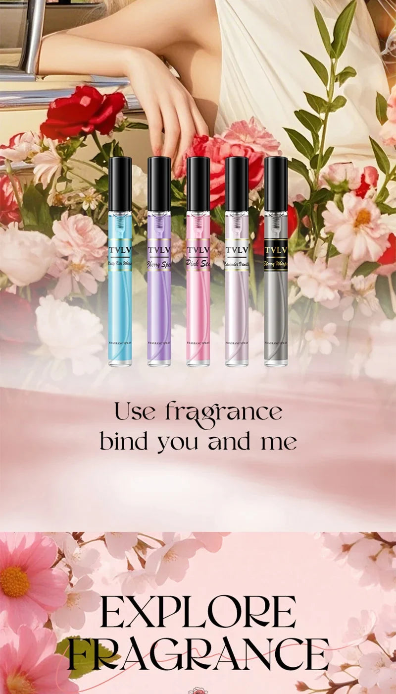 Fragrance spray set, long-lasting fragrance, 4-piece pack, hair fragrance spray, floral fragrance spray