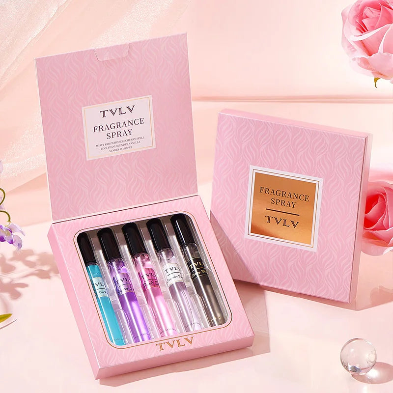 Fragrance spray set, long-lasting fragrance, 4-piece pack, hair fragrance spray, floral fragrance spray
