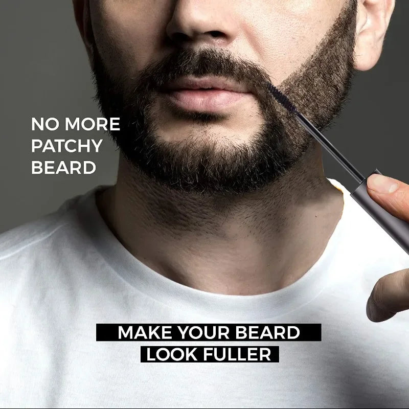10ml Waterproof Long-Lasting Eyebrow Cream for Men with Brush Beard Color Dye Filler Bushy Eyebrows Styling Tools