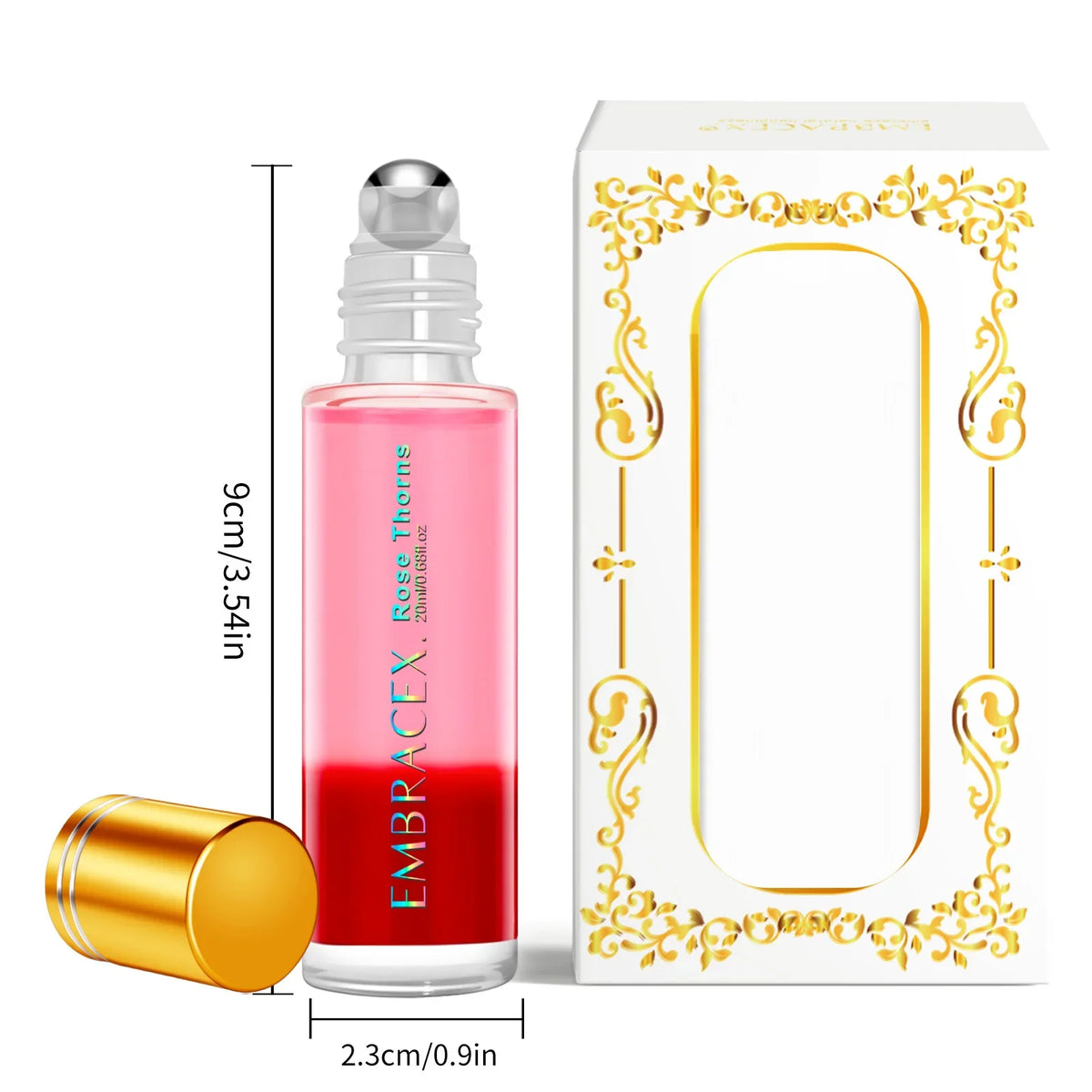 20ml Rose thorns Roller Perfume Essential Oil Gifts Ears Skincare Oils Enhance Confidence Long Lasting Suitable for daily use