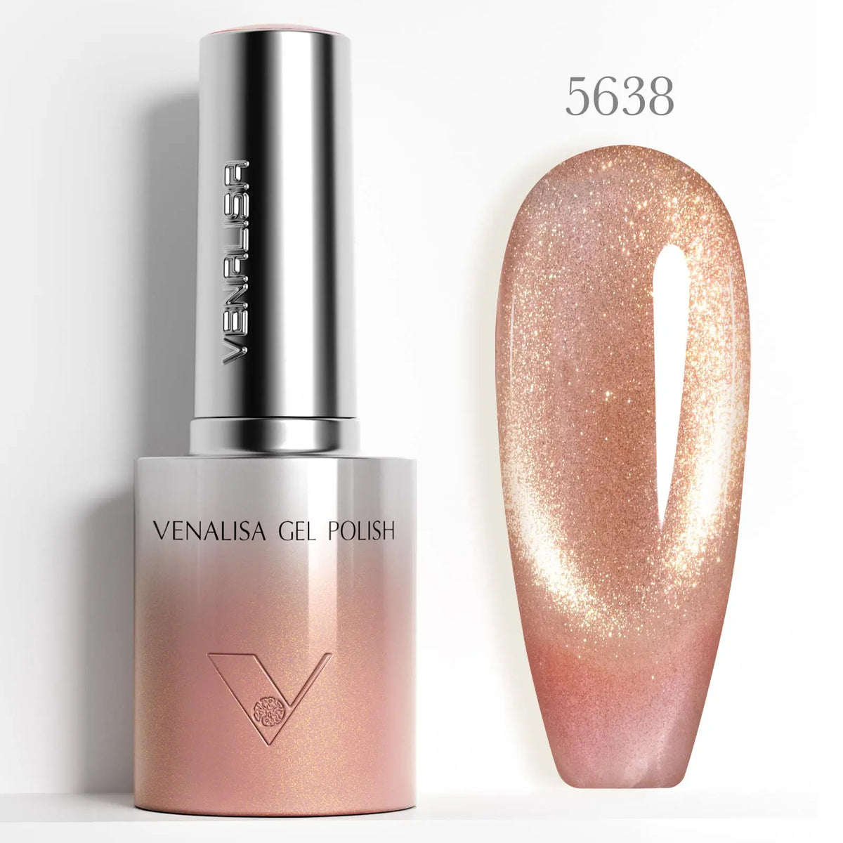 1/5pcsVenalisa Hema/TPO Free Cat Eye Gel Magnet Ultra Flash Nail Gel Polish Diamond Sparkle Soak Off UV LED Varnish Nail Gel