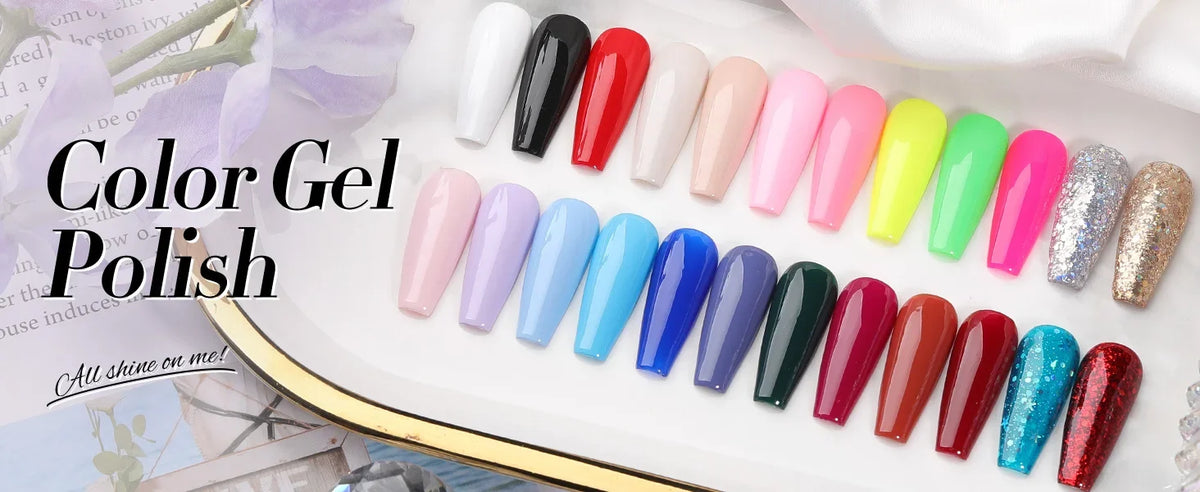 BORN PRETTY 15ml Nail Gel Polish Glitter Gorgeous Full Coverage Soak Off UV LED French Nail Art Jelly Nude Pink Varnish