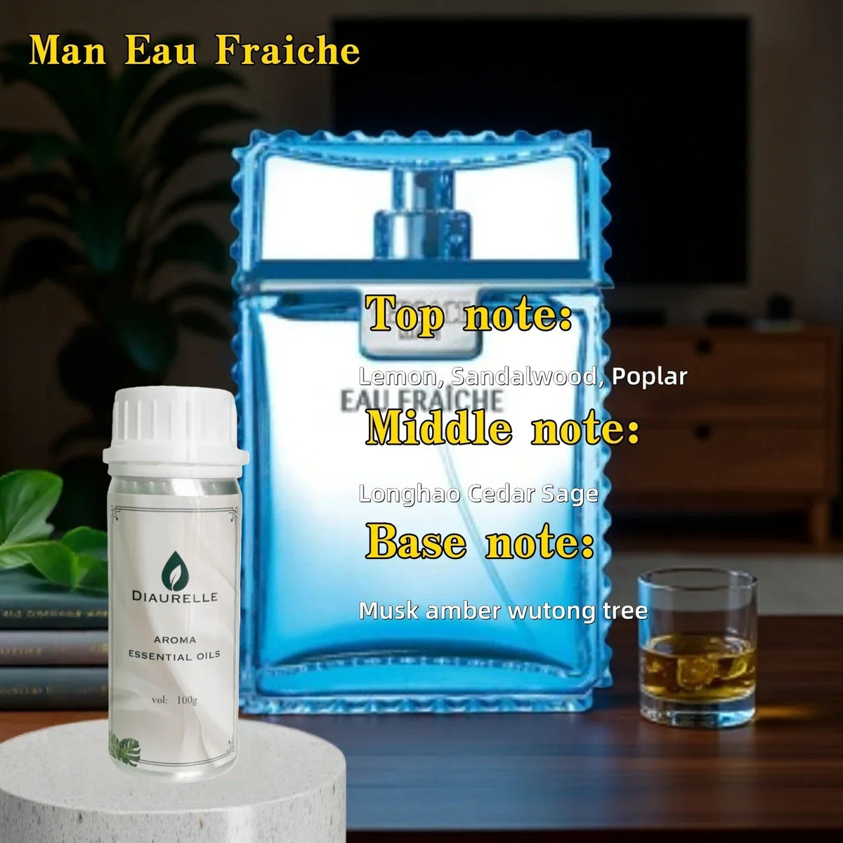 100ML Perfume Oil Essential Oil Electric Aromatic Oasis Home Fragrances Aroma Diffuser Air Freshener Essential Oil