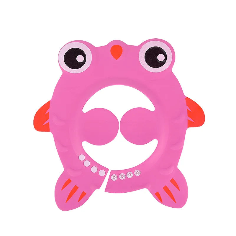 Children's Waterproof Shower Shampoo Cap Soft and Adjustable Child Safety Protection Shampoo Cap Baby Shampoo Cap