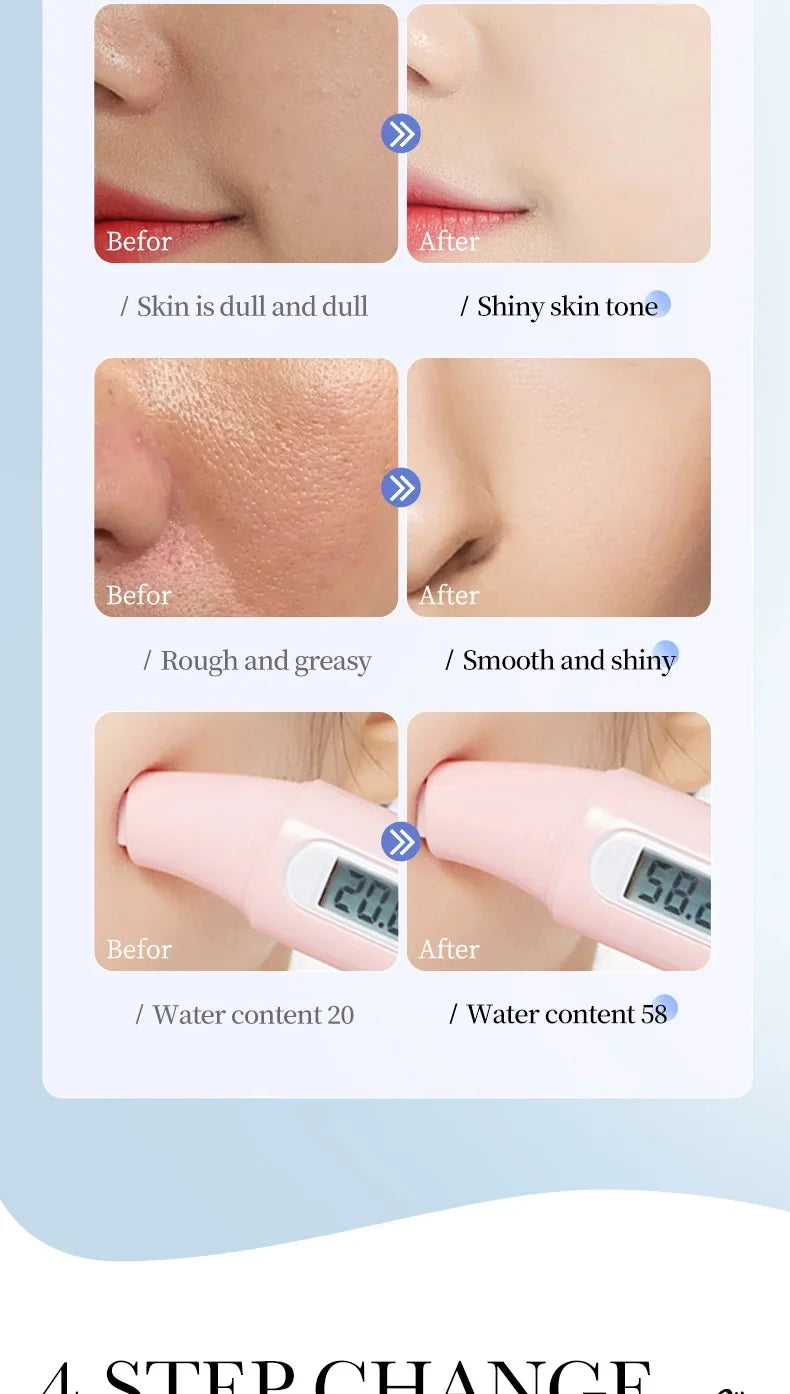 10Pcs Hyaluronic Acid Mask Facial Skin Care Firming Moisturizing Mask Facial Skin Care Products